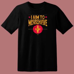 I Aim to Misbehave 80s T Shirt Style