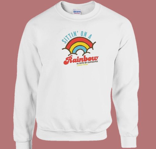 John Prine Sittin On A Rainbow 80s Sweatshirt