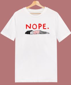 Lazy Nope Funny 80s T Shirt Style