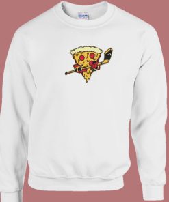 Pizza Ice Hockey Funny Sweatshirt On Sale