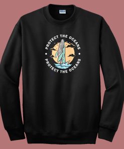 Protect The Oceans 80s Sweatshirt