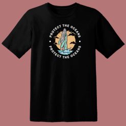 Protect The Oceans 80s T Shirt Style