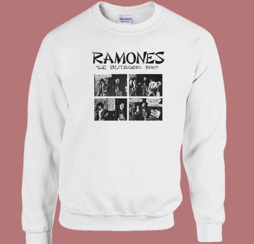 Ramones The Blitzkrieg Bop 80s Sweatshirt