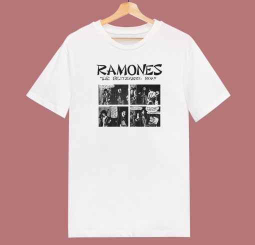 Ramones The Blitzkrieg Bop 80s T Shirt Style