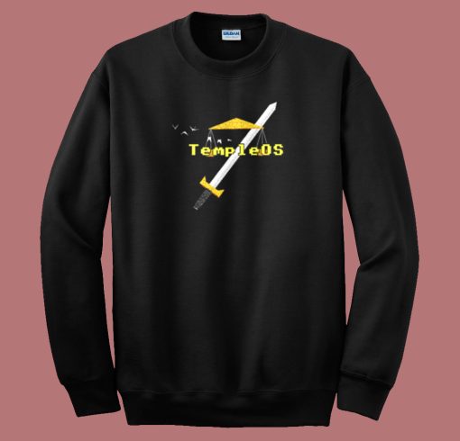Terry Davis Templeos 80s Sweatshirt On Sale