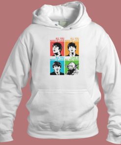 The Beatles And Baby Yoda Hoodie Style