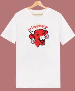 The Laughing Cow Cheese Logo 80s T Shirt Style