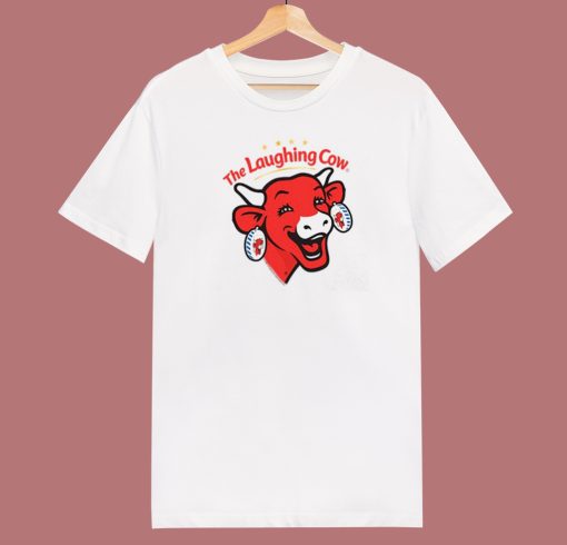 The Laughing Cow Cheese Logo 80s T Shirt Style