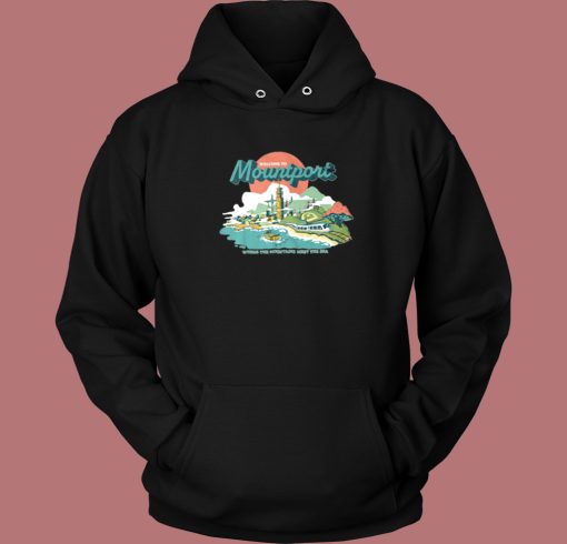 Welcome To Mountport Graphic Hoodie Style