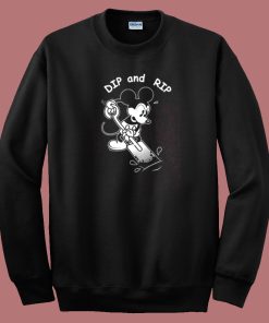 Dip and Rip Mickey Sweatshirt On Sale