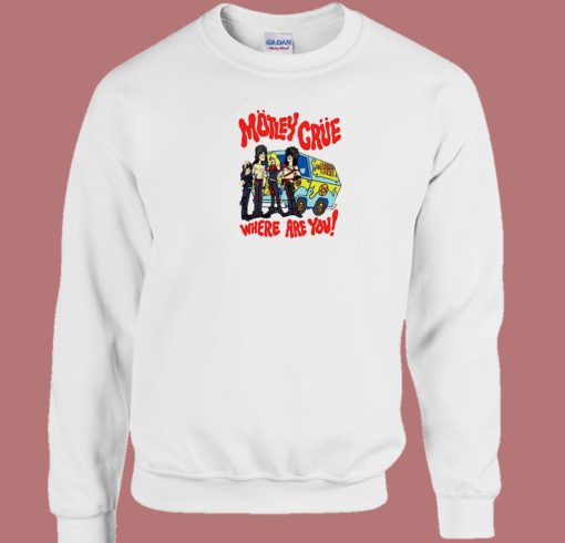 Motley Crue Scooby Doo Sweatshirt On Sale