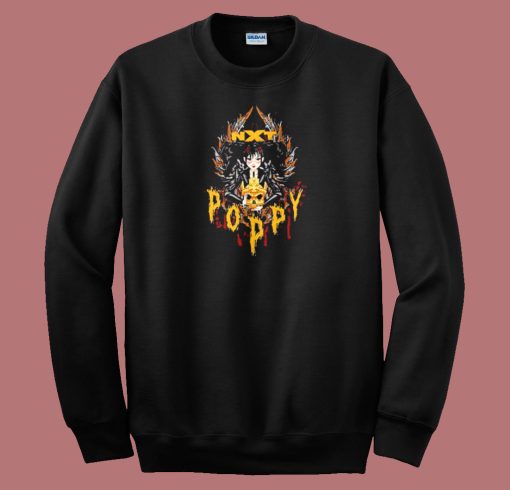 Poppy And Triple H Gold Skull Sweatshirt