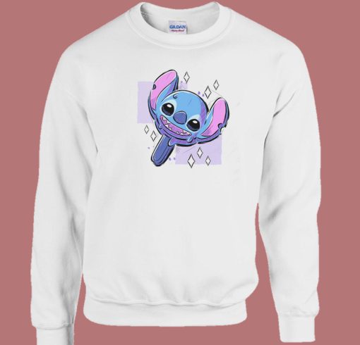 Stitch Cream Funny Sweatshirt On Sale