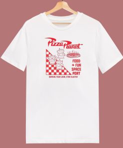 Toy Story Pizza Planet Santos T Shirt Style On Sale