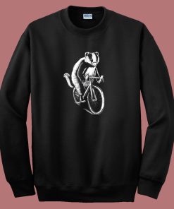 Badger On A Bicycle Sweatshirt Sale On Sale
