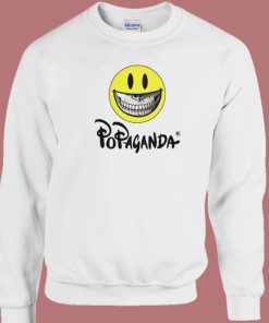 Popaganda Smiley Big Grin Sweatshirt Sale On Sale