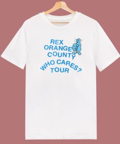 Rex Orange County Who Cares Tour T Shirt Style