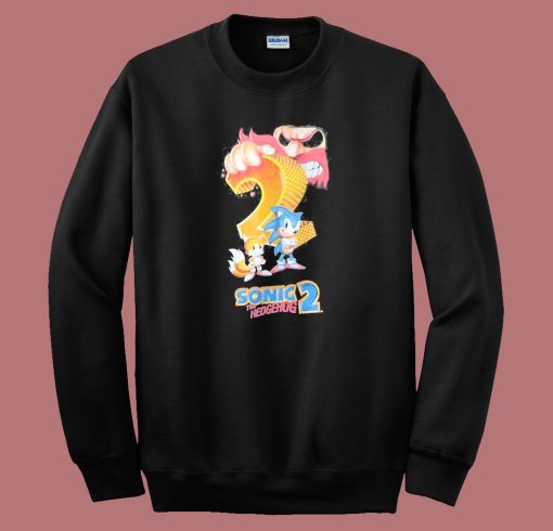 Sonic The Hedgehog 2 Sweatshirt On Sale