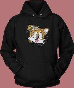 Sonic Tails Pixel Profile Hoodie Style