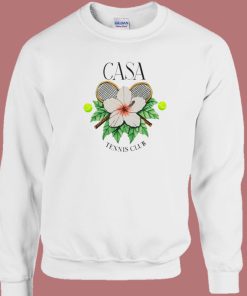 Casablanca Tennis Club Floral Sweatshirt
