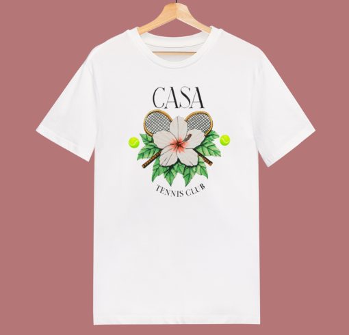 Casablanca Tennis Club Floral T Shirt Style