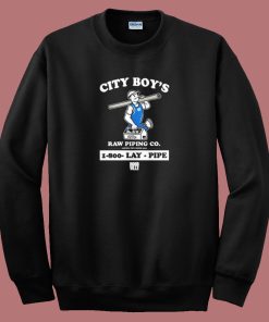 City Boys Raw Piping Sweatshirt