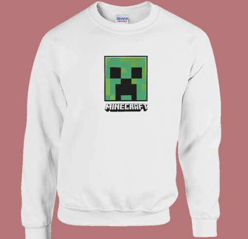 Minecraft Creeper Face Sweatshirt