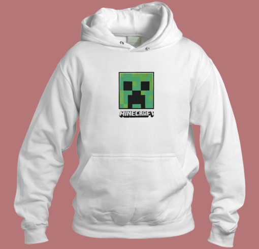 Minecraft Creeper Face Hoodie Style