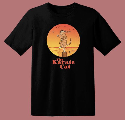 The Karate Cat T Shirt Style