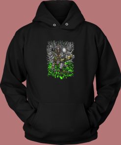 Wolf Knight Graphic Hoodie Style