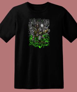 Wolf Knight Graphic T Shirt Style