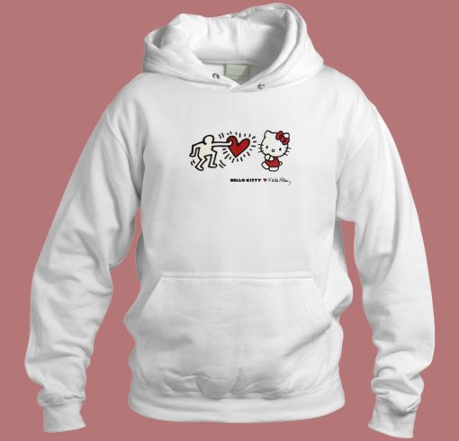 Keith Haring Hello Kitty Hoodie Style