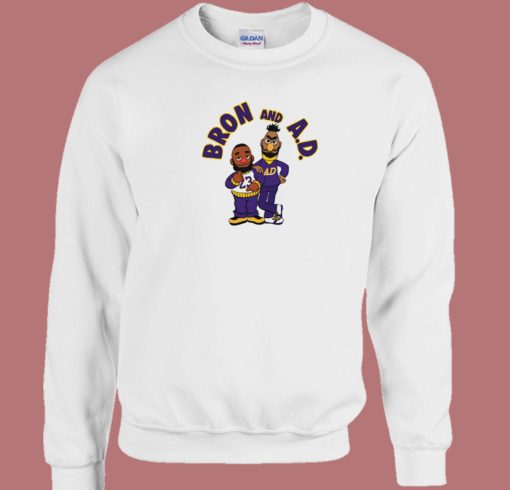 Los Angeles Lakers Bron And Ad Sweatshirt