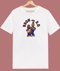 Los Angeles Lakers Bron And Ad T Shirt Style