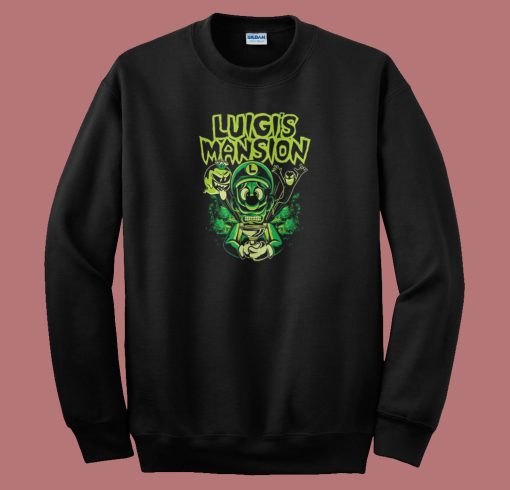 Sweet Screams Luigi Mansion Sweatshirt