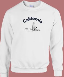 California Peanuts Surfing Sweatshirt