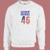 Clean Up On Aisle 46 Anti Biden Sweatshirt