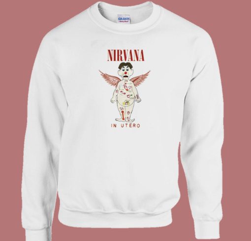 Nirvana In Utero Cartoon Sweatshirt