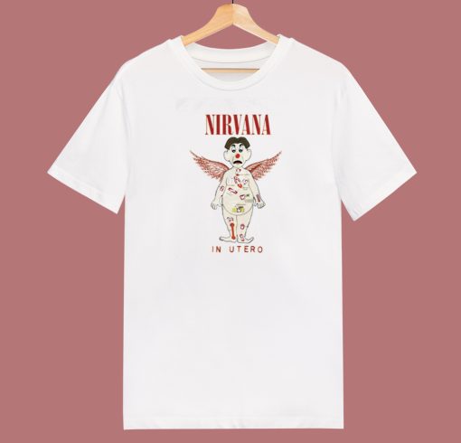 Nirvana In Utero Cartoon T Shirt Style