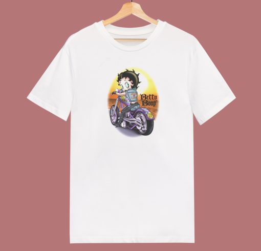 Betty Boop Wild Biker T Shirt Style