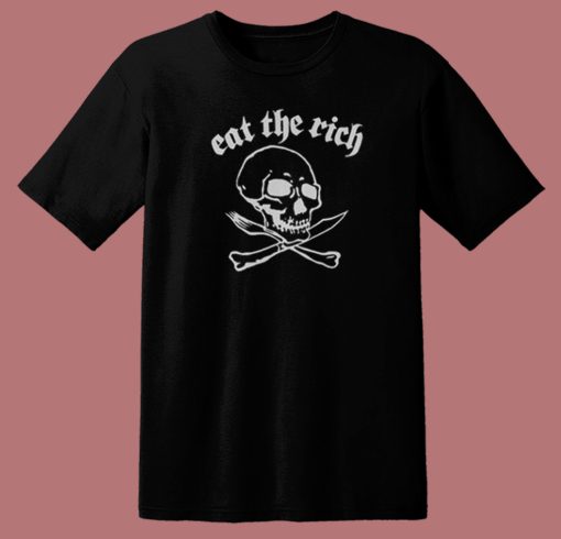 Dee Ramone Eat The Rich 80s T Shirt Style