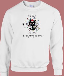 Im Fine Everyting Is Fine 80s Sweatshirt