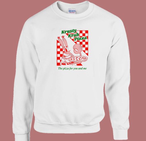 Krusty Krab Pizza 80s Sweatshirt