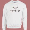 Milk N Cookies Unisex 80s Sweatshirt