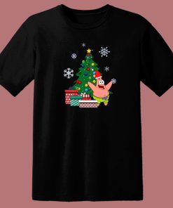 Patrick Around Christmas Tree T Shirt Style