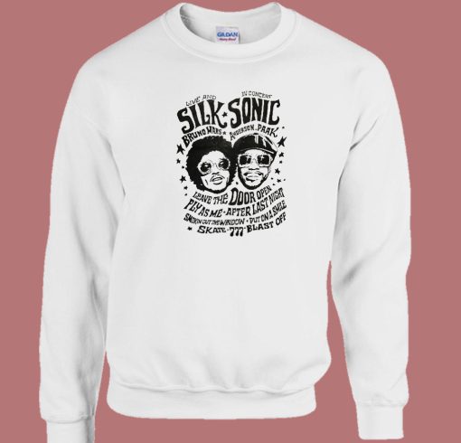 Silk Sonic Bruno Mars 80s Sweatshirt