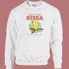 Spongebob Krusty Krab Pizza 80s Sweatshirt