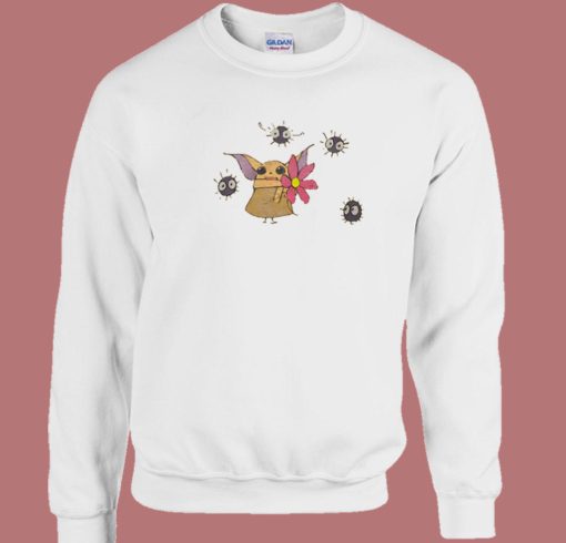 Baby Yoda Ghibli 80s Sweatshirt