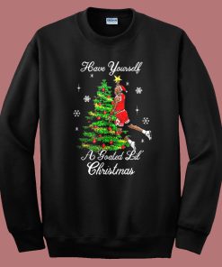 A Goated Little Christmas Sweatshirt