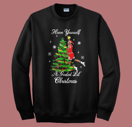 A Goated Little Christmas Sweatshirt